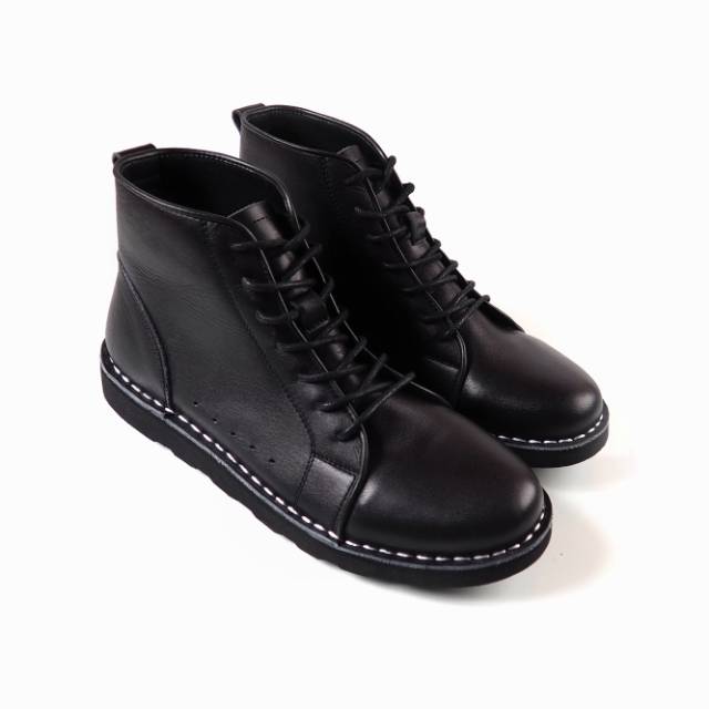 NEVADA Sepatu Kulit Pria Asli Sepatu Boots Sepatu Pria