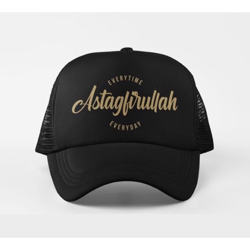 COD TERLARIS Topi Trucker Custom ASTAGHFIRULLAH