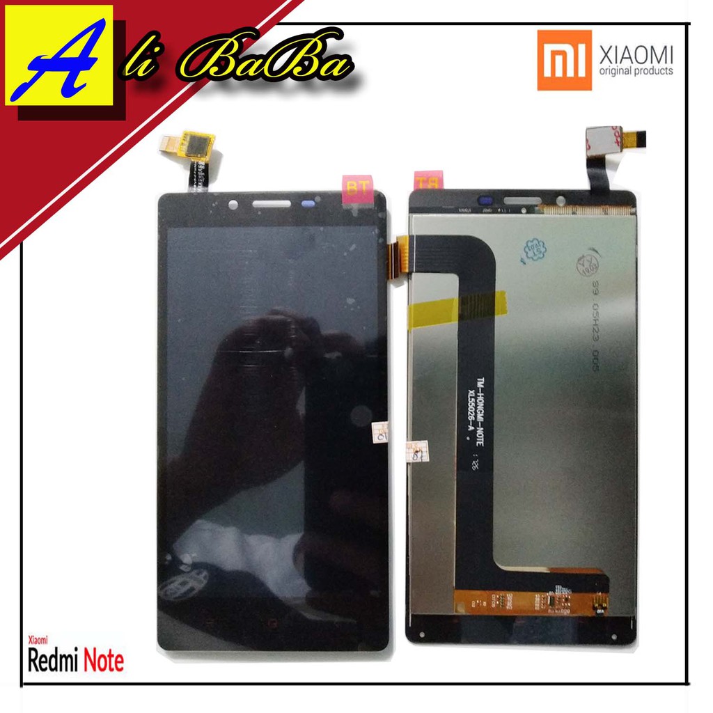 LCD Touchscreen Fullset Xiaomi Redmi Note 1 - Note 3G Layar Sentuh Xiaomi Redmi Note 1 Kaca HP