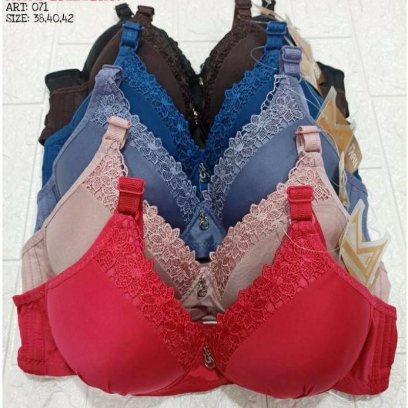 Bh Bra tanpa Kawat Renda 777 / Size 34 36 38 40 42 / Real Pictrure / Good Quality