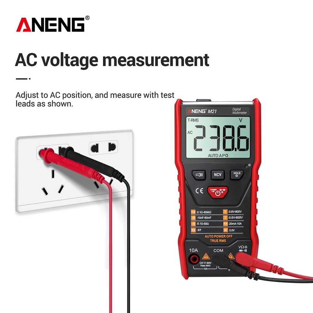 ANENG Digital Multimeter Voltage Tester - M21