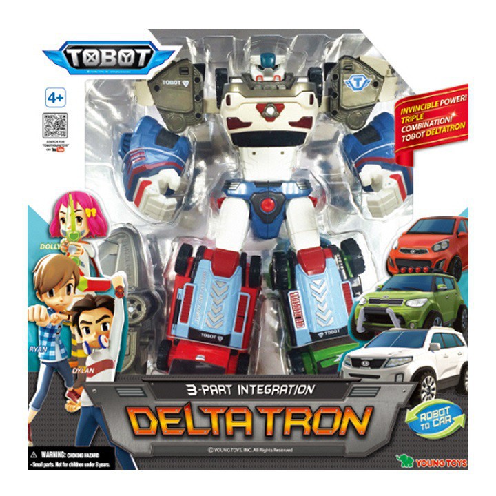 TOBOT DELTATRON 3 CARS COMBINATION ROBOT ORIGINAL - TRANSFORMING ROBOT