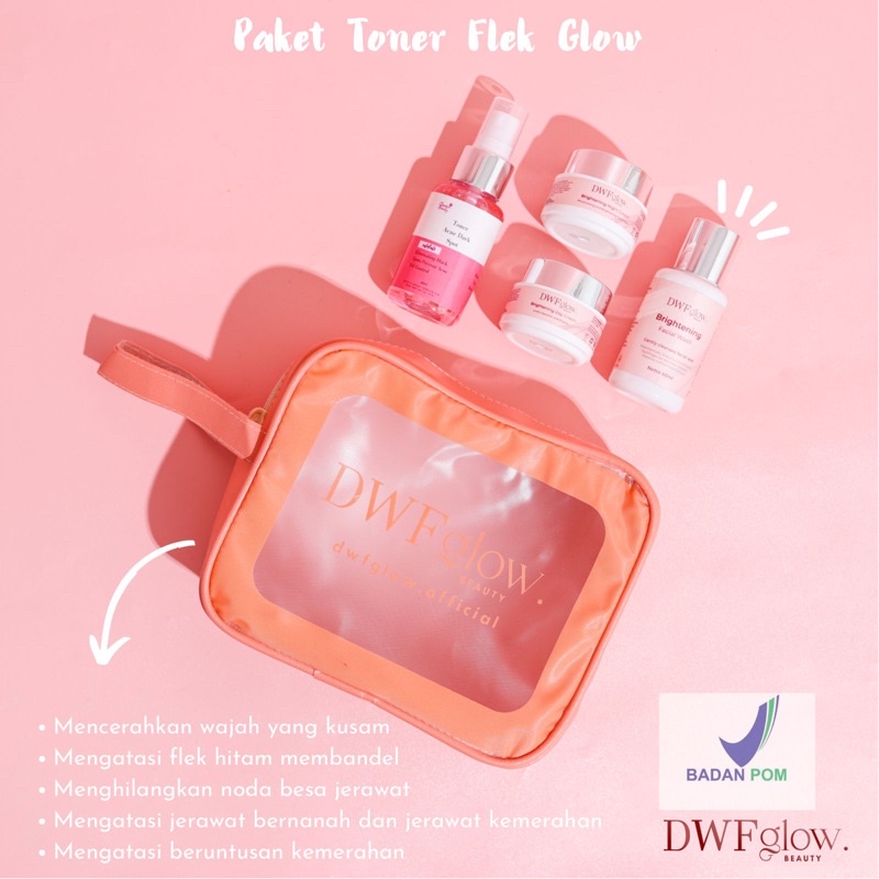 PAKET DWF FLEK GLOW ORIGINAL TERMURAH BPOM