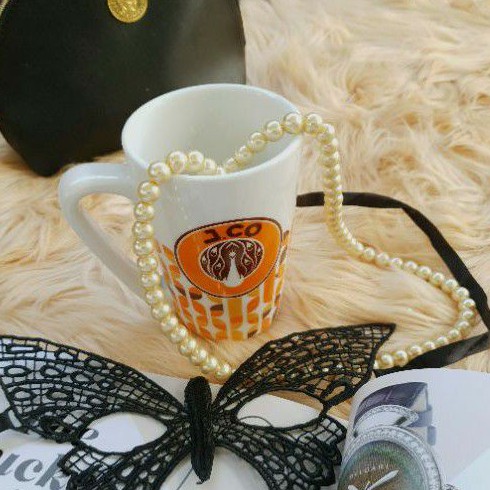 JCO coffee mug gelas cangkir kopi ala cafe resto 45