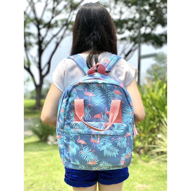 Tas ransel wanita import premium anti air sekolah kuliah fashion backpack anak korea jinjing