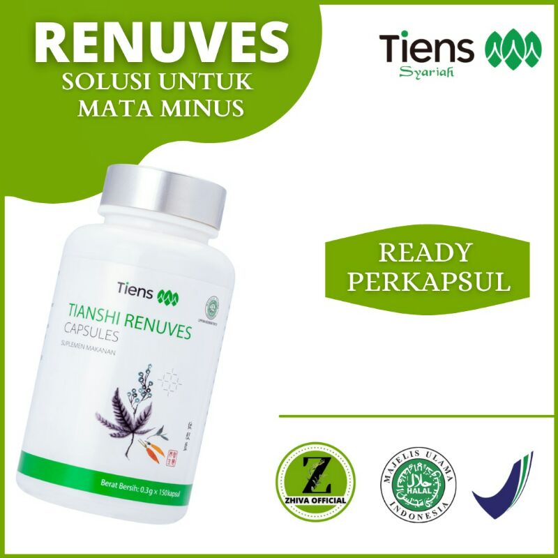 Obat Mata Minus / Renuves / Tiens Renuves / Obat Herbal / Alami / Tiens Indonesia / Original Tiens