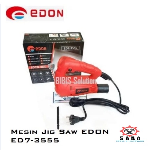 Promo Mesin Jig Saw EDON ED7-3555 Gergaji Kayu Gergaji Triplek Mesin Gergaji Listrik Jigsaw