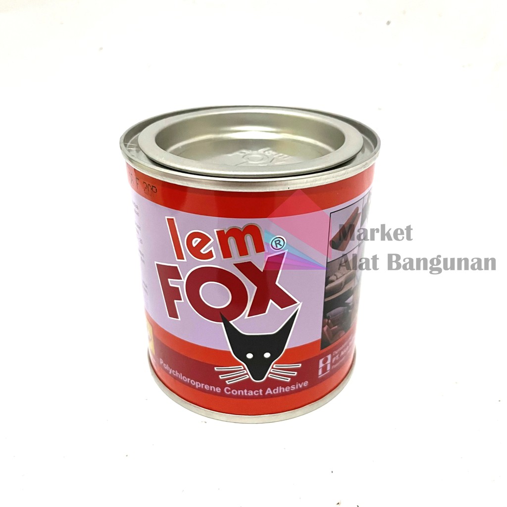 

185 GRAM Lem Fox Kuning Kaleng ASLI ORIGINAL / Lem Aibon / Lem Kulit Karet HPL