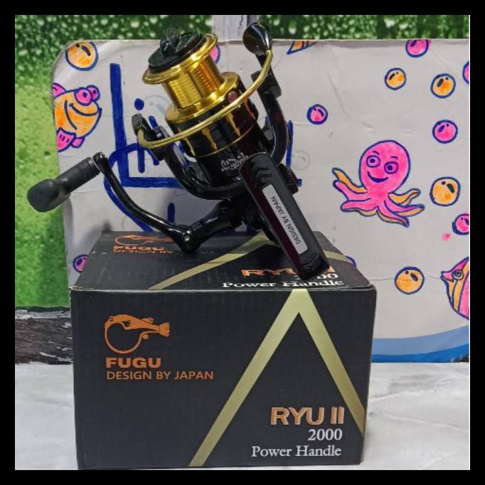 {BISA COD} Reel Fugu Ryu II 2000 power handle TERPERCAYA Kode 1022