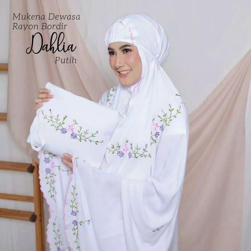 Mukena Dewasa Dahlia Jumbo Murah