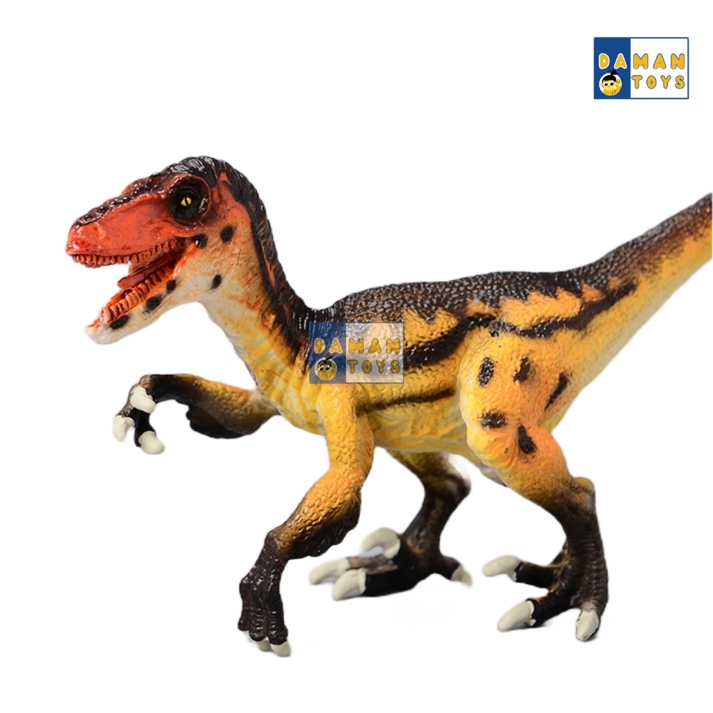 Jurassic World Velociraptor Mongolian Athalon Mainan Edukasi Figure Dinosaurus