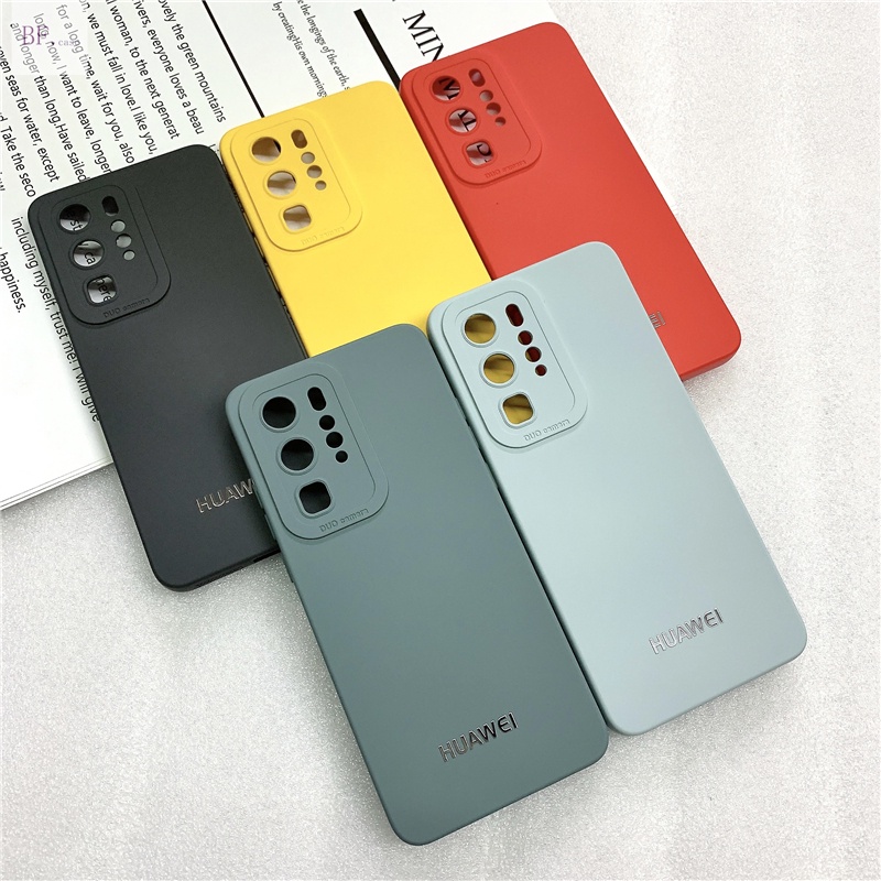 (DUO Camera) Soft Case Silikon Dengan Fluff Inside Untuk Huawei Mate20 Mate30 Mate40 Pro Y9 2019