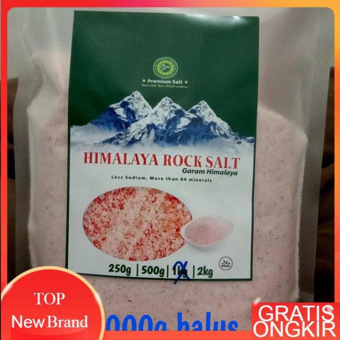 

Flash Sale - Garam Himalayan Rock Salt Natural 1Kg (Halus) Tidak Asli Uang Kembali