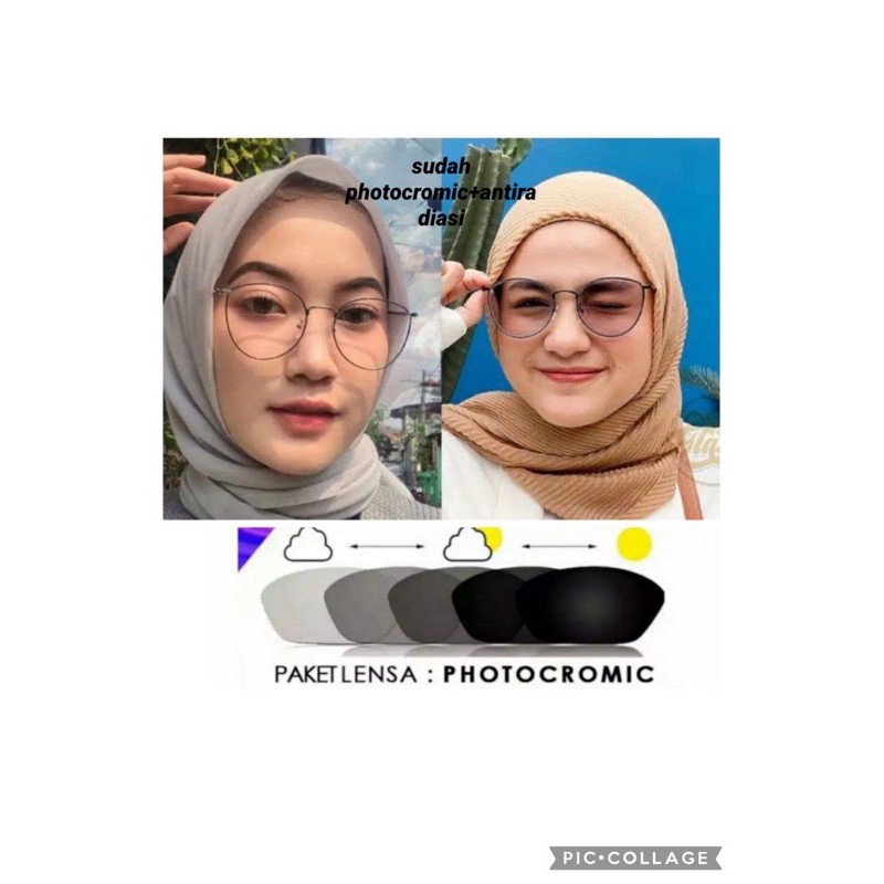 TERLARIS - Kacamata 6073 pria dan wanita sudah termasuk photocomic+antiradia 1924 - Bisa COD