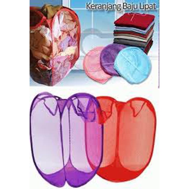 Keranjang Baju Kotor / Tempat Pakaian Baju Kotor Lipat Praktis Hamper Unik / Keranjang Laundry / Keranjang Baju / Laundry Bag Foldable / Keranjang Cucian Pakaian Kotor Bersih / Keranjang Serbaguna