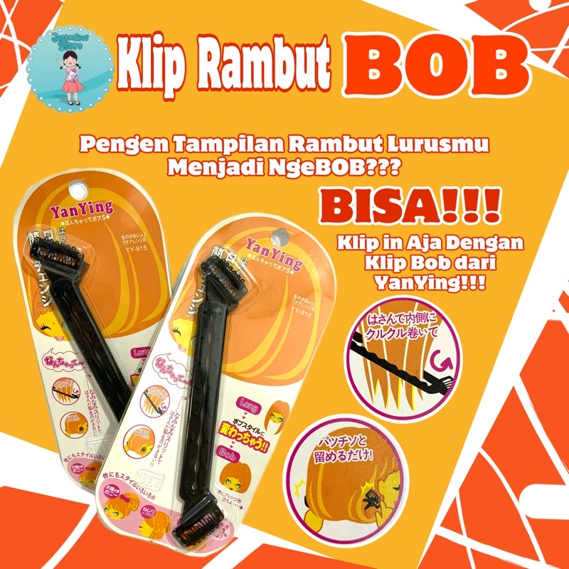 Klip Rambut Bob/Hairclip/Poni clip tebal bob/hair clip klip rambut palsu extension/Hairdo/Penata Rambut