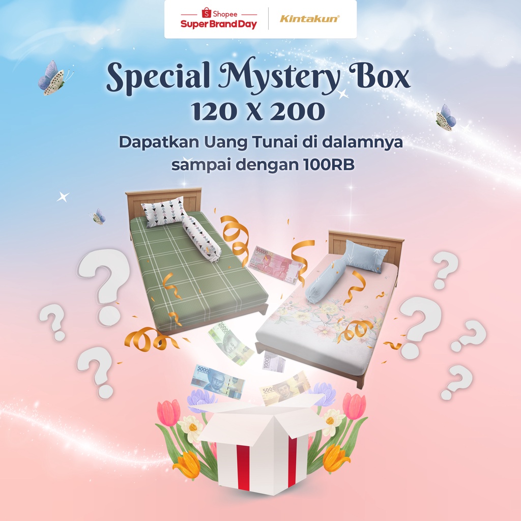 Kintakun Mystery Box 1 - Extra Single (120 x 200) FREE UANG TUNAI up to 100RB