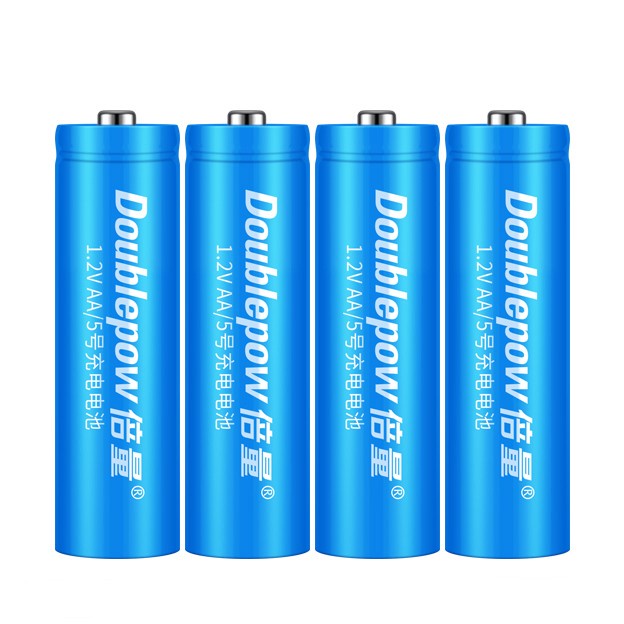DOUBLEPOW Baterai Cas Ni-MH AA Rechargeable 1.2V 780mAh 4 PCS - DP-AA7
