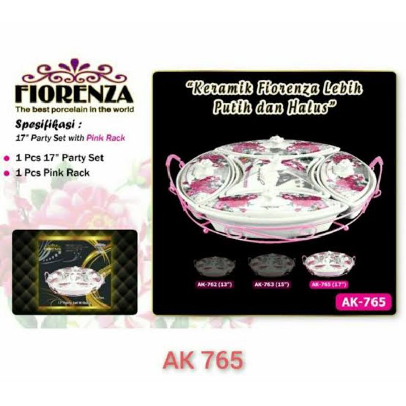 Prasmanan Keramik Putar Motif Fiorenza AK-765
