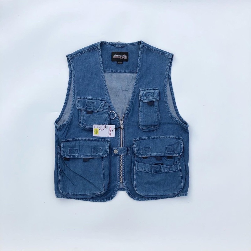 vest denim second