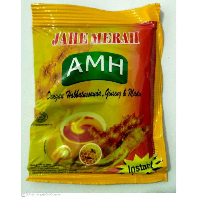 

JAHE MERAH AMH 1 RENTENG (12 SACHET) PLUS HABBATUSSAUDA MADU GINGSENG