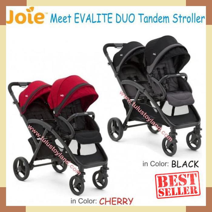 joie evalite cherry duo pushchair