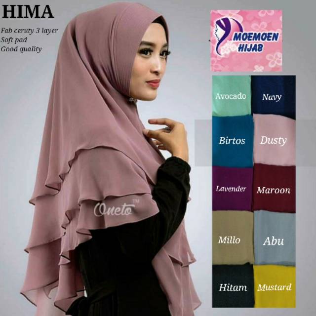 Hima khimar / khimar 3 layer