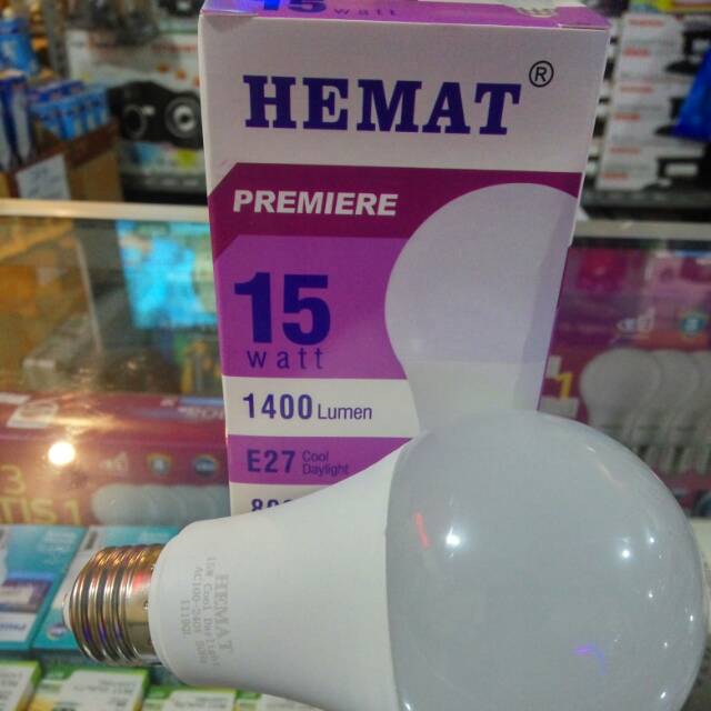 Lampu led 15w 15watt merk hemat dari visicom murah terang grosir garansi
