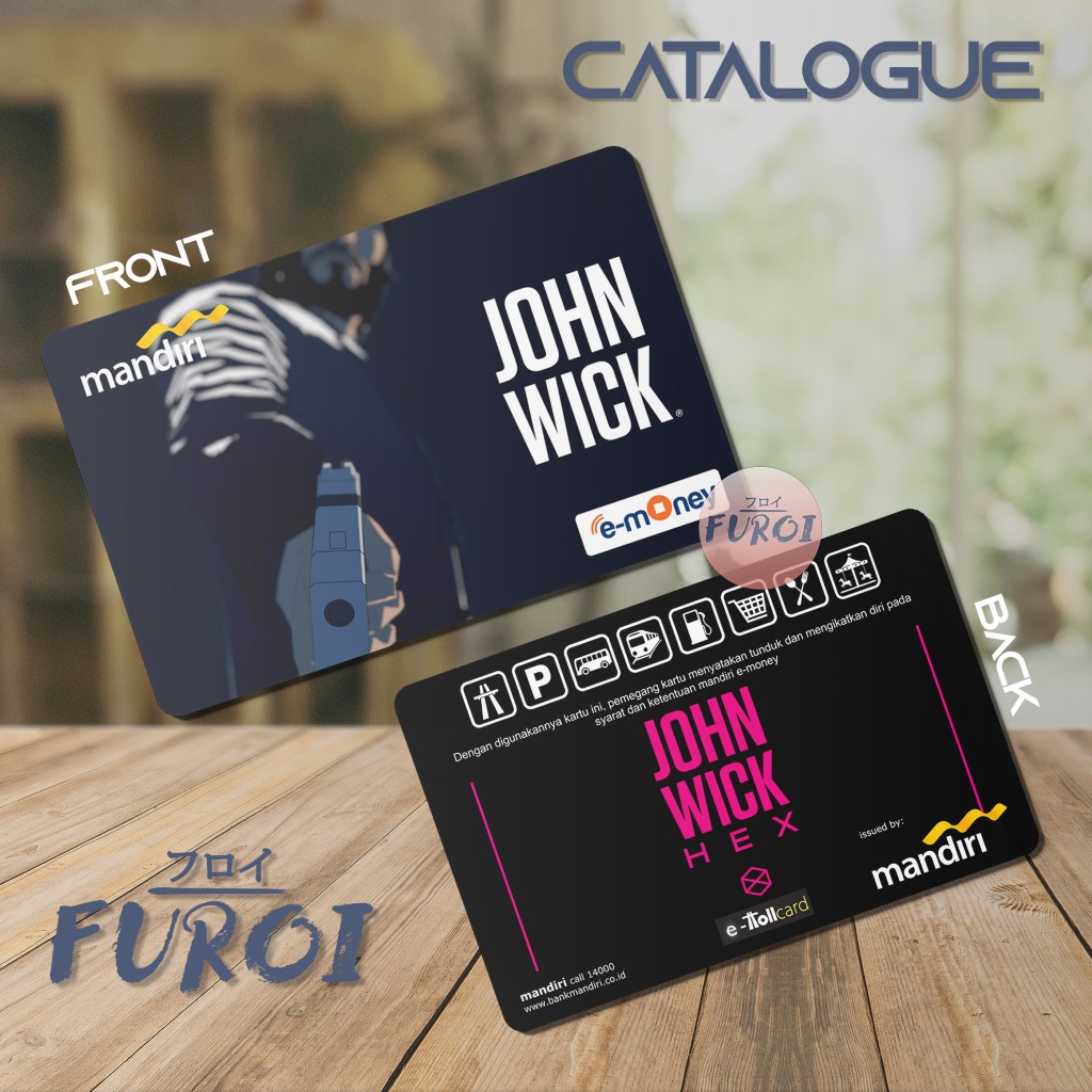 Kartu Flazz BCA | Kartu Emoney Mandiri | John Wick Hex 1