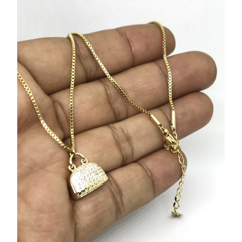 kalung titanium //kalung model tas //perhiasan titanium//kalung//titanium