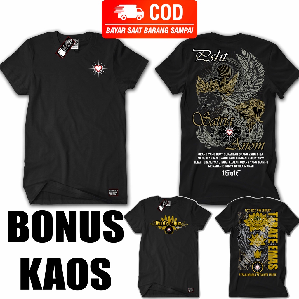 KAOS PSHT WAYANG BONUS KAOS PSHT PAKET MURAH