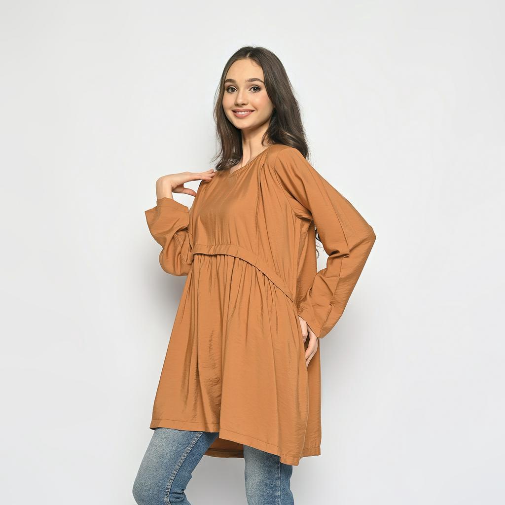 Back Button Tunic (Tunik Hamil &amp; Menyusui)