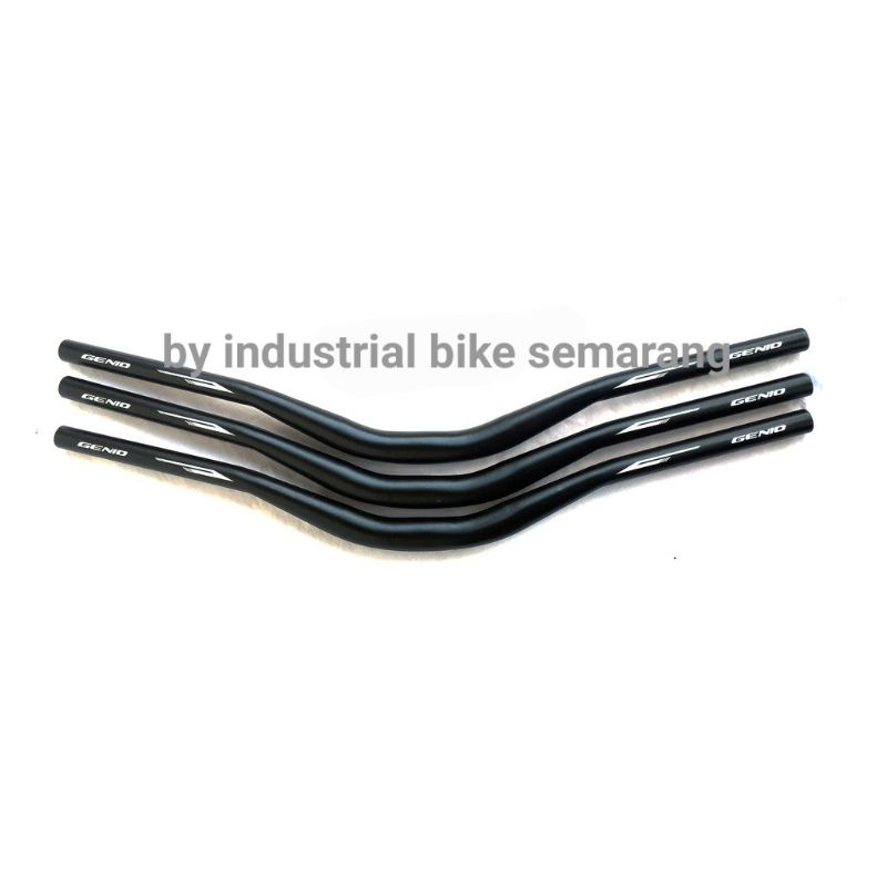 Handlebar Stang Sepeda Genio Alloy Alumunium Oversize Diameter 31.8mm Panjang 700mm 70 cm Ovs 31.8 mm Sepeda Mtb Gunung Federal dll