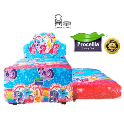 Kasur Springbed Sorong Procella Karakter My Little Pony / Kasur Anak