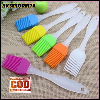 Kuas Kue Silikon / Kuas Masak Anti Panas / Kuas Kue Harga Murah