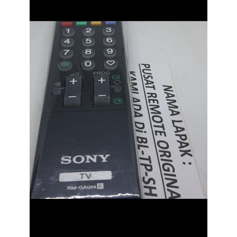 REMOTE REMOT TV SONY BRAVIA LED RM-GA014 ORIGINAL ASLI