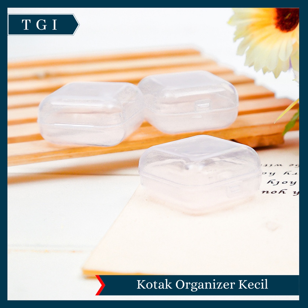 TGI - KOTAK KECIL SIMPAN MEMORY CARD EARPLUG / KOTAK PLASTIK SERBA GUNA / MINI BOX AKSESORIS