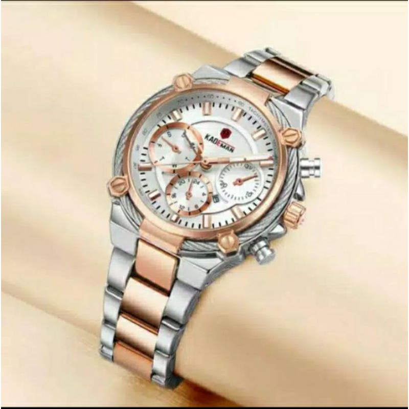 JAM TANGAN WANITA KADEMAN 836.RANTAI EXCLUSIF±WATER  Plus Box