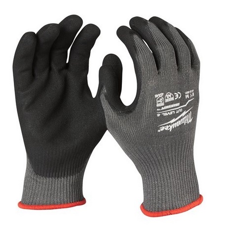 MILWAUKEE Sarung Tangan Kerja Dipped Gloves Cut level 5 - M (8951)