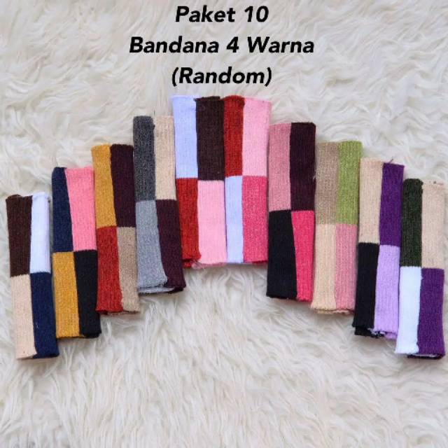 Ciput Bandana Rajut 4warna /Ciput Rajut