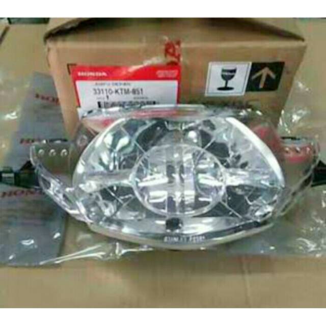 Lampu depan Supra X 125 bohlam 1 KTM Orisinil Honda