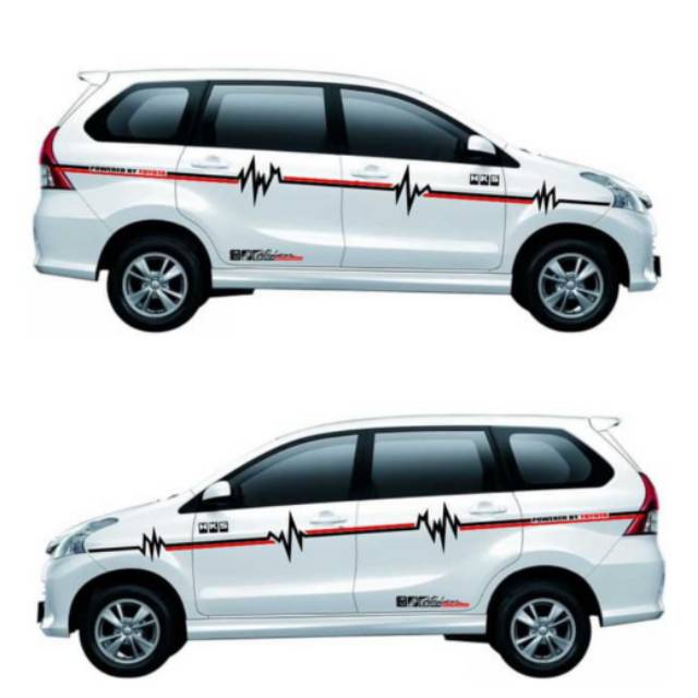  Stiker  mobil  avanza all mobil  bisa sticker daihatsu  xenia  