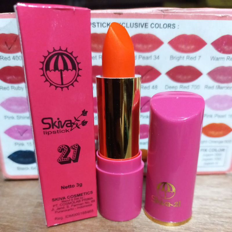 SATUAN LIPSTIK SKIVA 21 NO 500 ORIGINAL BPOM