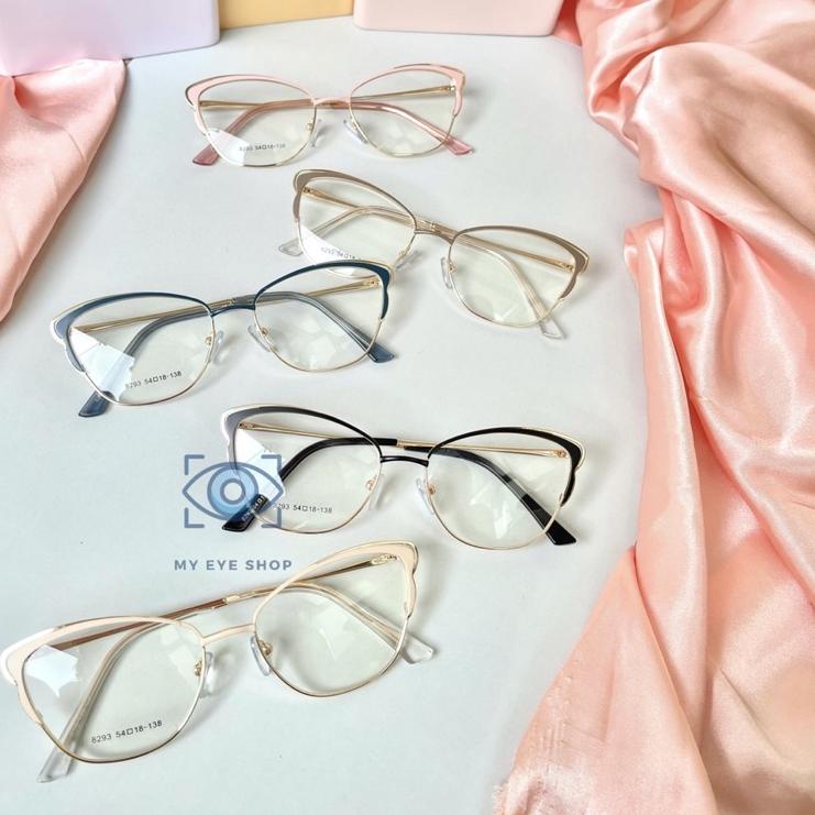 Tren Kekinian.. Kacamata Minus Fashion Wanita “Kathy” Anti Radiasi Blue Ray Photocromic Cylinder Pak