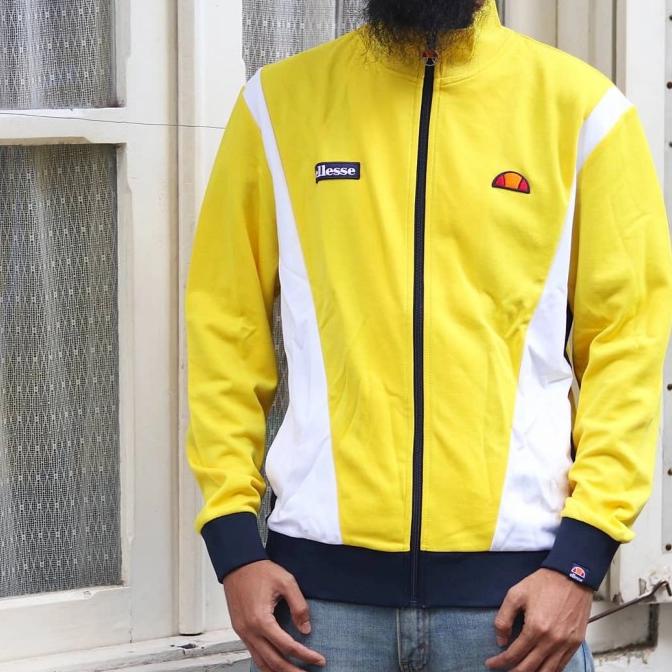 Ellesse Vilas Retro 80s Tracktop Yellow Original