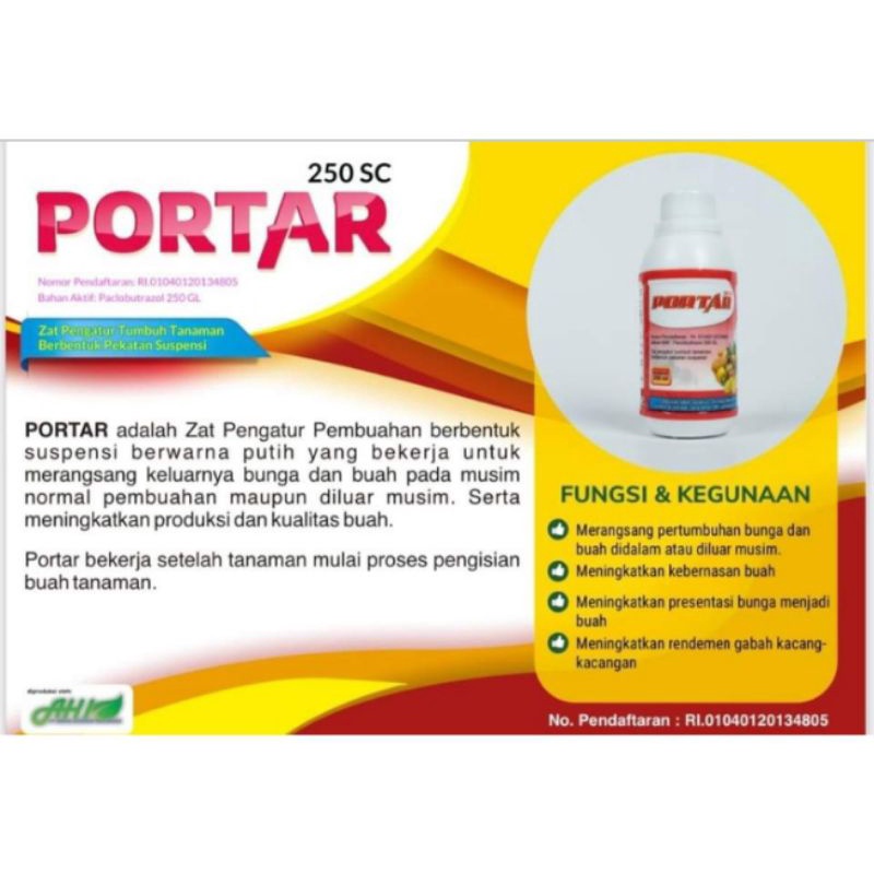 PORTAR 250sc perangsang buah