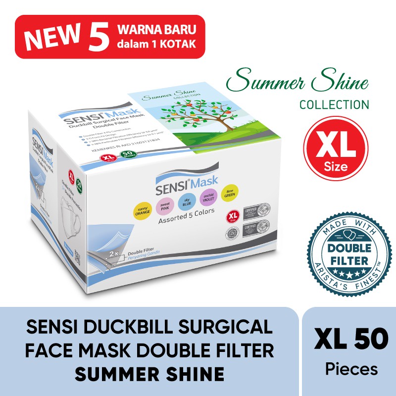 SENSI DUCKBILL SUR.FACEMASK DF XL50 SUMMER SHINE