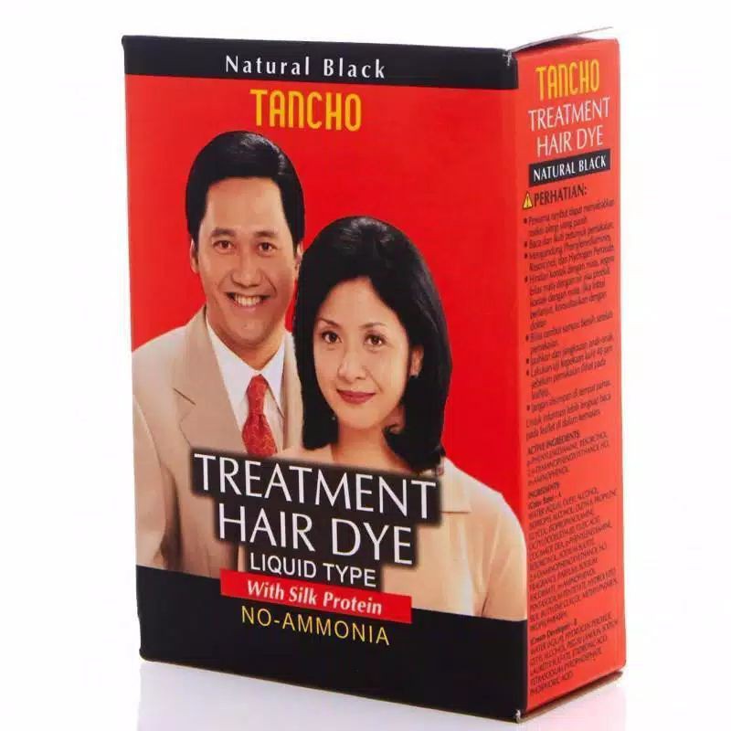 ❤TANCHO❤ Semir Rambut Treatment Hair Dye Liquit Black 20ml~Berkualitas