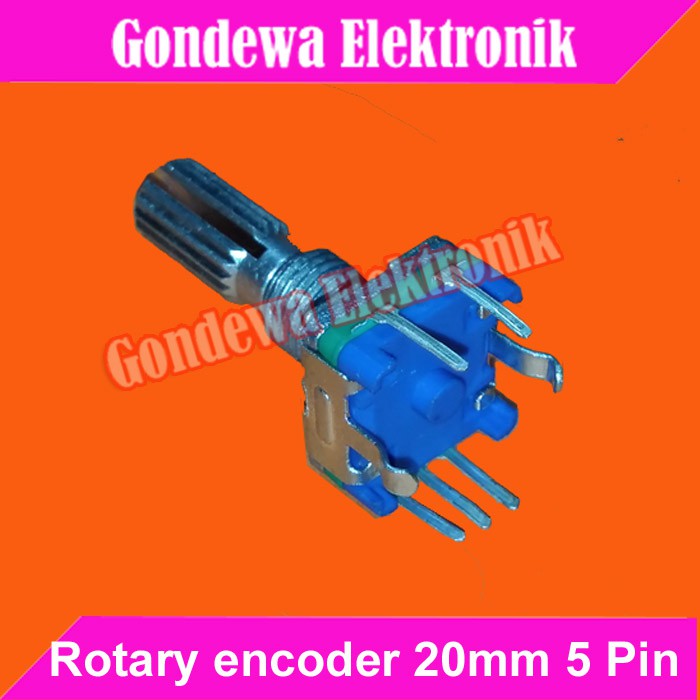 Rotary encoder 5 pin 20mm potensio digital EC11