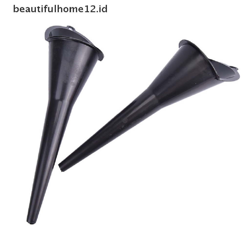 【beautifulhome12.id】 Motorcycle Long Mouth Funnel Plastic Refueling Oil Liquid Spout Diesel Filling .